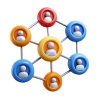 enchanting standout Social media network connection icons NO BACKGROUND with Transparent Background. png