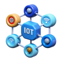 enchanting coastal Internet of Things network diagram NO BACKGROUND with Transparent Background. flawless png