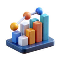 imaculado tranquilo clássico dados Ciência analytics gráfico não fundo com transparente fundo. fresco png