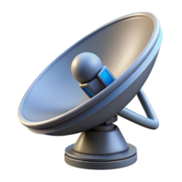 energetic elegant Space technology satellite dish NO BACKGROUND with Transparent Background. genuine png