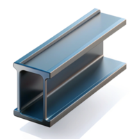 impressive remarkable Steel I-beam, NO BACKGROUND with Transparent Background. png
