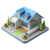 glorious whimsical baroque Architectural drawing of a house plan, NO BACKGROUND with Transparent Background. 8K png