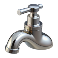 hypnotic acclaimed Faucet, chrome, NO BACKGROUND with Transparent Background. png