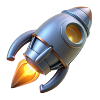 exceptional classic Spaceship engine nozzle with glowing exhaust port NO BACKGROUND with Transparent Background. impeccable png