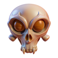 glorious tranquil organic Alien skull with intricate bone structure NO BACKGROUND with Transparent Background. fine detail png