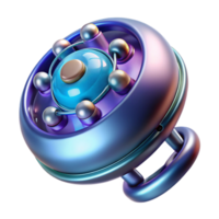 glorious quintessential Futuristic medical implant with nanotechnology components NO BACKGROUND with Transparent Background. png