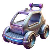 extraordinary distinctive Futuristic personal transporter with anti-gravity technology NO BACKGROUND with Transparent Background. png