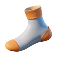 exemplary tropical Human foot wearing a sock. NO BACKGROUND with Transparent Background. gallery standard png