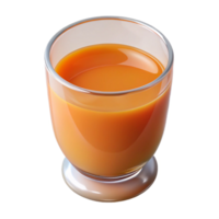 extraordinary creative Glass of orange juice. NO BACKGROUND with Transparent Background. high resolution png