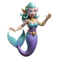 exquisite whimsical geometric Siren, mythical creature known for its enchanting singing. NO BACKGROUND with Transparent Background. impeccable png