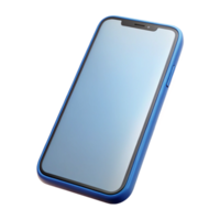 hypnotic inspired Smartphone showing blank screen, NO BACKGROUND with Transparent Background. png