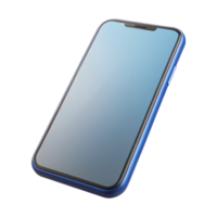 hypnotic tranquil abstract Smartphone showing blank screen, NO BACKGROUND with Transparent Background. genuine png