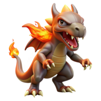 exemplary minimalist Chimera, fire-breathing hybrid monster. NO BACKGROUND with Transparent Background. luxury png