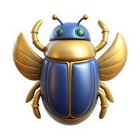 exceptional coastal Scarab beetle, Egyptian symbol of rebirth. NO BACKGROUND with Transparent Background. impeccable png