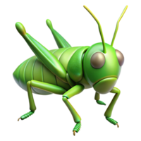 extraordinary passionate tropical A grasshopper, NO BACKGROUND with Transparent Background. 4K png