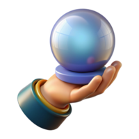 gorgeous rare A single, withered hand clutching a crystal ball. NO BACKGROUND with Transparent Background. png