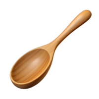 exemplary contemporary Wooden spoon, NO BACKGROUND with Transparent Background. high resolution png