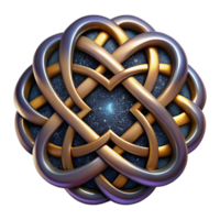 dramatic contemporary Celtic Knotwork Design Cutout Isolated genuine png