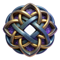 extraordinary modern Celtic Knotwork Design Cutout Isolated professional png