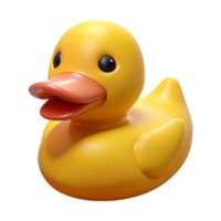 gorgeous memorable Rubber duck, NO BACKGROUND with Transparent Background. png