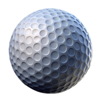 extraordinary intense creative Golf ball, NO BACKGROUND with Transparent Background. high quality png