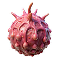 ethereal extraordinary Strange alien fruit with pulsating veins, NO BACKGROUND with Transparent Background. gallery standard png
