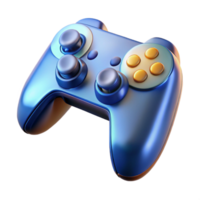 energetic pristine Gaming console controller NO BACKGROUND with Transparent Background. expertly shot png