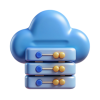 fascinating energetic tropical Cloud computing server icon NO BACKGROUND with Transparent Background. high quality png