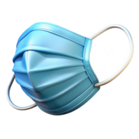 elegant notable Surgical mask NO BACKGROUND with Transparent Background. png