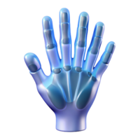 exquisite passionate creative X-ray image of a human hand NO BACKGROUND with Transparent Background. luxury png