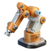 gorgeous sought-after Industrial robot NO BACKGROUND with Transparent Background. png