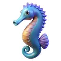 gorgeous retro Seahorse NO BACKGROUND with Transparent Background. masterfully captured png
