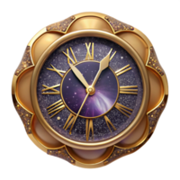 beautiful modern Clock Face Roman Numerals Symmetry Isolated authentic png