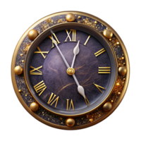 magnificent abstract Clock Face with Roman Numerals Isolated exclusive png