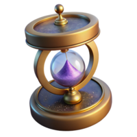 serene contemporary Clock Pendulum Stationary Side View Isolated Element genuine png