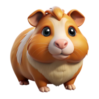 fascinating industrial A cuddly guinea pig. NO BACKGROUND with Transparent Background. top-tier png