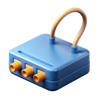 extraordinary signature Modem with cable connections NO BACKGROUND with Transparent Background. png