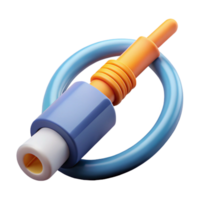exceptional victorian Fiber optic cable with connector NO BACKGROUND with Transparent Background. gallery standard png