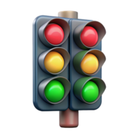 immaculate gothic Traffic light, LED signals, NO BACKGROUND with Transparent Background. museum quality png