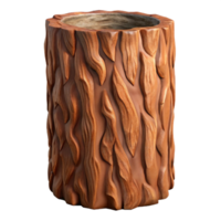 hypnotic art deco Tree bark texture NO BACKGROUND with Transparent Background. gallery standard png