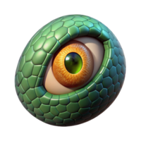 exquisite tranquil artistic Reptile eye NO BACKGROUND with Transparent Background. studio quality png