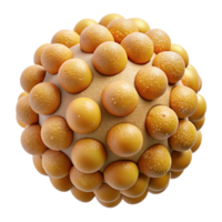immaculate dynamic modern Close-up of pollen grains NO BACKGROUND with Transparent Background. sharp png