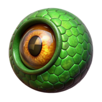 exquisite joyful contemporary Reptile eye NO BACKGROUND with Transparent Background. detailed png