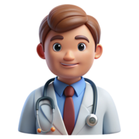exquisite abstract Doctor with a stethoscope, NO BACKGROUND with Transparent Background. impeccable png