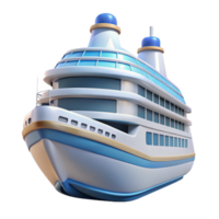 immaculate geometric Cruise ship, NO BACKGROUND with Transparent Background. top-tier png