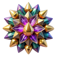 beautiful artistic Colorful Kaleidoscope Symphony Isolated Element high quality png