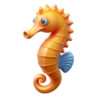 hypnotic coastal A seahorse, upright posture. NO BACKGROUND with Transparent Background. impeccable png