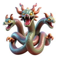 immaculate urban A powerful Hydra. NO BACKGROUND with Transparent Background. authentic png