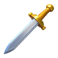 enchanting celebrated Excalibur, King Arthur's legendary sword. NO BACKGROUND with Transparent Background. png
