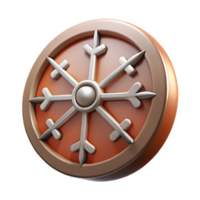 exquisite peaceful minimalist The Helm of Awe, a Viking symbol. NO BACKGROUND with Transparent Background. professional png